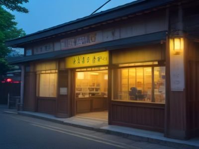 漫画书店内景，木质书架上摆满各类漫画单行本，暖黄色灯光营造出温馨的阅读氛围